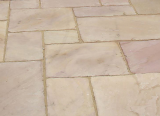 Global Stone Sandstone Paving Modak Rose 285x285mm