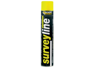Everbuild Surveyline Line Marking Paint Yellow 700ml