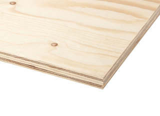 Spruce Plywood 2440x1220x18mm BS5268