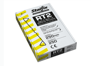 Ancon RT2 250mm General Purpose Wall Tie S/Steel (Pack of 250)