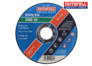 Faithfull Metal Cutting Disc 3.2x22x115mm