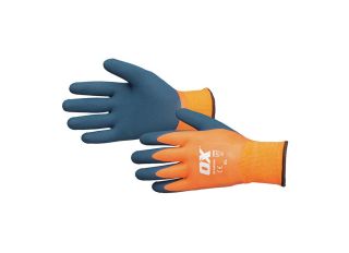Ox Waterproof Thermal Latex Glove Size 10 XLarge
