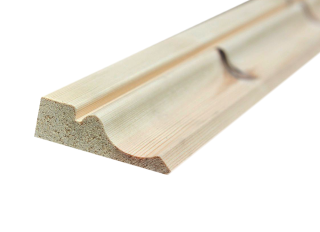 20x69mm (Nom 25x75mm) Redwood Ogee Architrave Ex 50mm FSC
