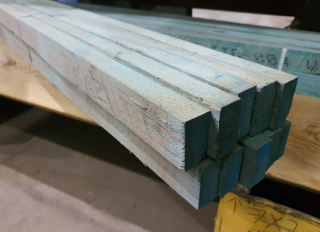 25x50mm Blue Treated Tile Batten (BS5534)
